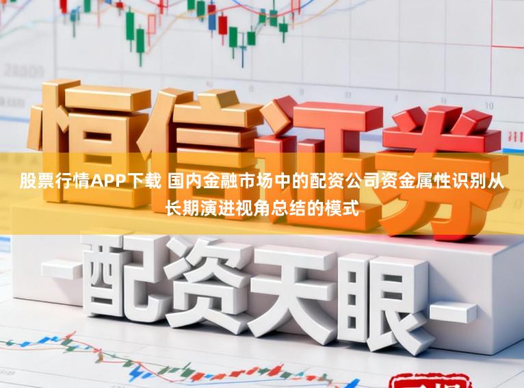 股票行情APP下载 国内金融市场中的配资公司资金属性识别从长期演进视角总结的模式