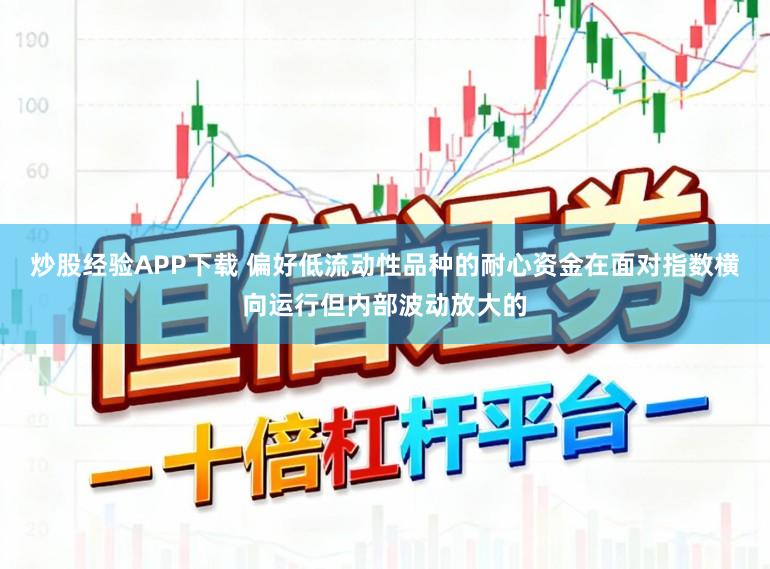 炒股经验APP下载 偏好低流动性品种的耐心资金在面对指数横向运行但内部波动放大的