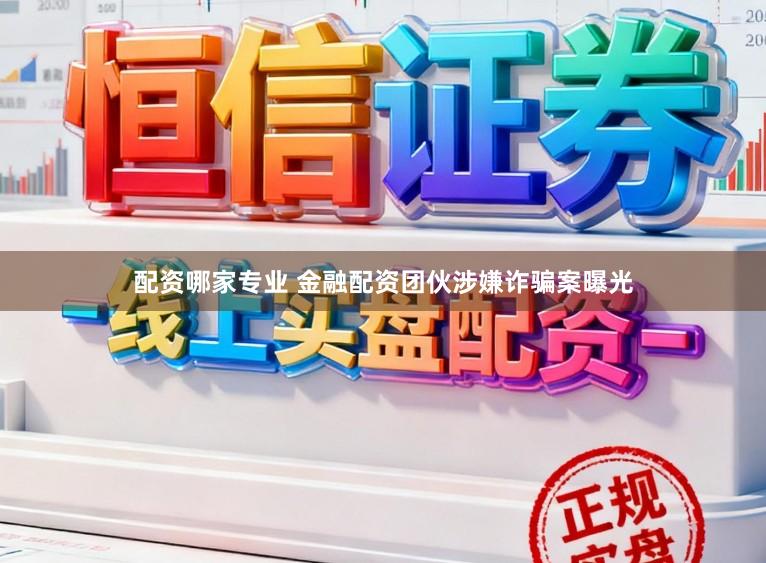 配资哪家专业 金融配资团伙涉嫌诈骗案曝光